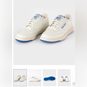 REEBOK Club C 85 Vintage Shoes Size 8 blue soles (BRAND NEW)